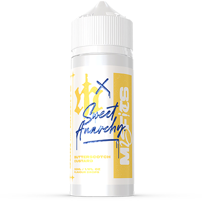 Misfits x Sweet Anarchy Butterscotch Custard Longfill Flavour Drops – 120ML